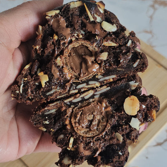 New York Style Ferrero Rocher Almond Cookie
